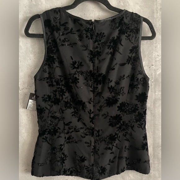 NWT's Kasper & Company ASL Silk Burnout Floral  2 Pc Blouse Skirt Maxi Gown Sz 6 - Picture 4 of 11